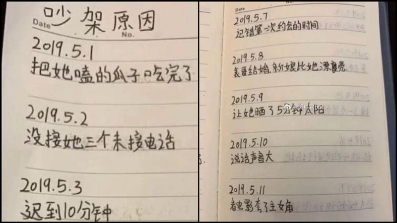 人夫吵架全記下　內容曝男網哭了