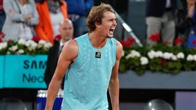 ▲馬德里公開賽衛冕冠軍德國名將茲韋列夫（Alexander Zverev）進入決賽。（圖／翻攝自MMOPEN推特）