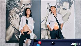 韓庚、盧靖姍/翻攝自韓庚微博