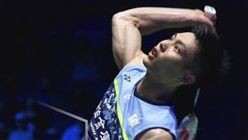 ▲台灣「羽球一哥」周天成。（圖／美聯社／達志影像）