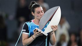 ▲突尼西亞女將加博（Ons Jabeur）8日在馬德里公開賽封后。（圖／翻攝自MMOPEN推特）