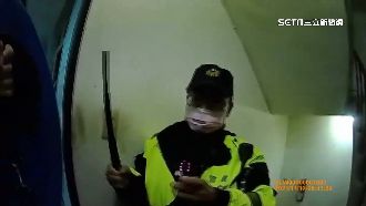 獨／通緝犯拒捕！婦朝警「扔菜刀」