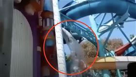滑水道崩塌！16遊客全噴出倒地不起