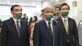 行攻院長蘇貞昌９日出席「兩公約第三次國家報告國際審查會議」開幕式。（圖／行政院提供）