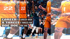 ▲獨行俠前鋒Dorian Finney-Smith單場轟進8顆三分彈。（圖／翻攝自獨行俠推特）