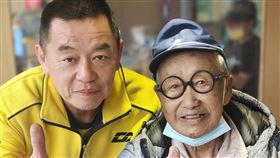 脫線、廖老大（圖／翻攝自臉書／台東脫線牧場-脫線爸）
