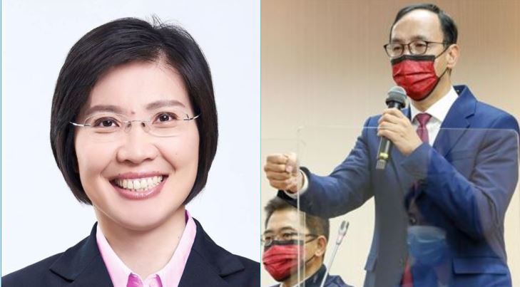 藍奇兵？朱立倫迎妙天弟子徐欣瑩入黨