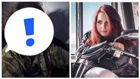 ▲在烏克蘭亞速鋼鐵廠內摸黑吟唱「游擊隊國歌」的卡特琳娜，參戰前的模樣被找了出來，和現正死守在亞速鋼鐵廠內的樣子相比，讓網友看了好心疼。（圖／翻攝自Anton Gerashchenko推特）