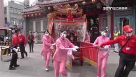 桃園龍德宮四媽祖抵澎湖 宮廟.民眾接駕