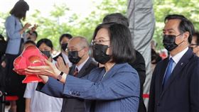 蔡英文出席「2023世界客家博覽會世界館開工典禮」（總統府提供）