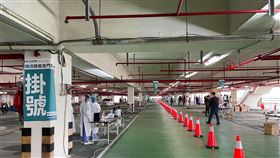 黃珊珊視察木柵機廠防疫急門診（圖／台北市政府提供）