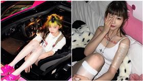 痞幼在抖音中上傳穿搭影片，引發熱議。（圖／翻攝自痞幼抖音）