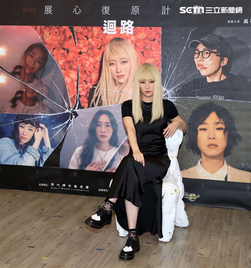 倡議大使吳可熙出席現代婦女基金會亞洲反性侵倡議行動。（記者邱榮吉/攝影）