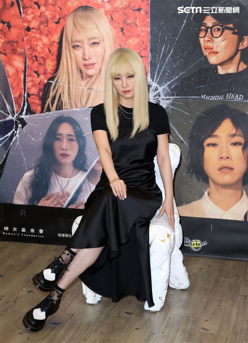 倡議大使吳可熙出席現代婦女基金會亞洲反性侵倡議行動。（記者邱榮吉/攝影）