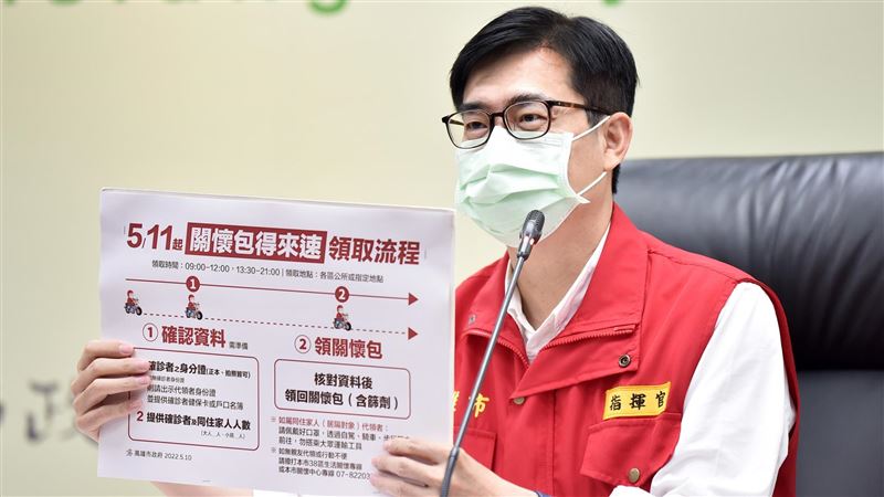 關懷包得來速上線　陳其邁3圖教你領