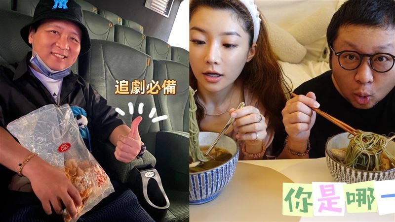 納豆出院首次看電影　手拿零食看頭七