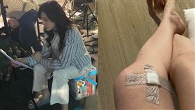 何如芸,膝蓋,韌帶,止痛藥(翻攝自 何如芸 臉書)