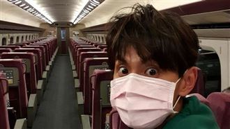 阿翔出外景曝「高鐵奇景」感慨：加油