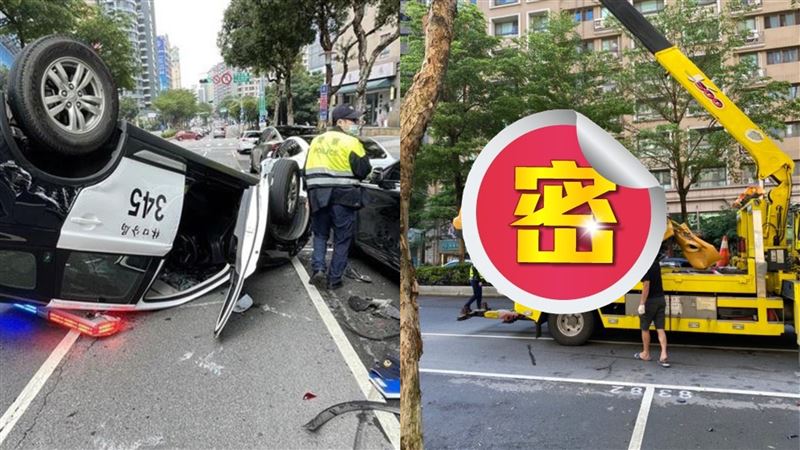 新北小女警自撞害全毀…女駕駛興奮了