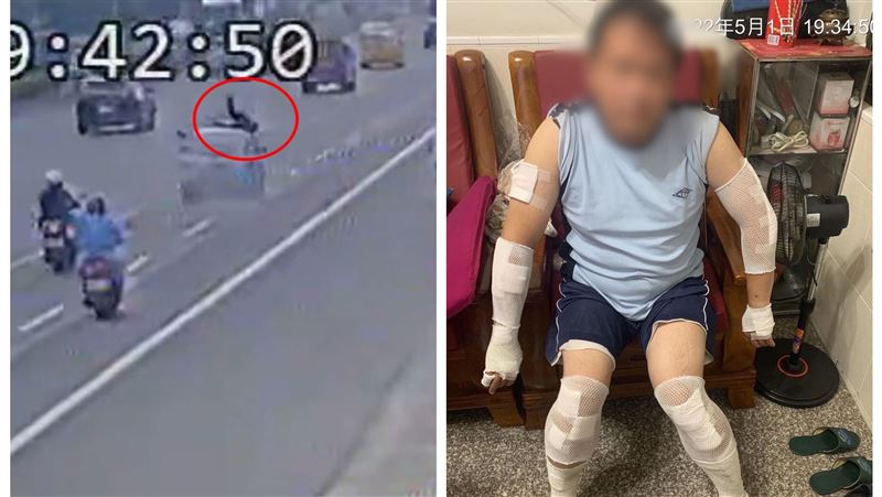 不爽爸被開單！兒殺人式撞警畫面曝光