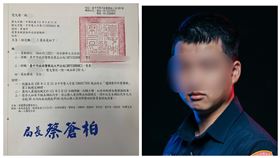 台中市警局第五分局施姓警員調職令。（圖／翻攝粉專）