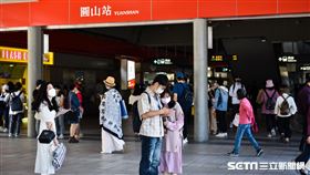 圓山站(記者陳弋攝影)