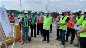 「台南市南科特定區開發區塊F、G區段徵收工程」施工查核獲行政院甲等優異成績 黃偉哲肯定團隊努力成果(圖/台南市政府)