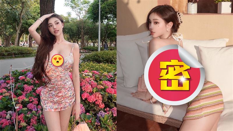 世新女神只穿一塊布　側身洩大片肉色
