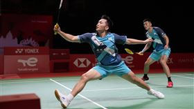 ▲李洋、王齊麟在姆斯盃8強第二點力退對手，扳平戰局。（資料圖／美聯社／達志影像）