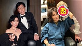 劉嘉玲臉貼洋男。(圖／翻攝自劉嘉玲小紅書)