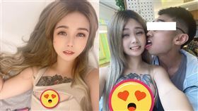 孟若羽,抓胸,抖內,直播(翻攝自 孟若羽 臉書、IG)
