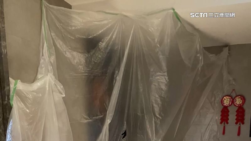 居隔遭塑膠布封門！管委會道歉了