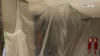 居隔遭塑膠布封門！管委會道歉了