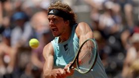 ▲茲韋列夫（Alexander Zverev）在羅馬大師賽率先闖進4強。（圖／翻攝自Internazionali Bnl推特）