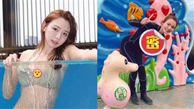 林莎中門大開辣洩半球。（圖／翻攝自林莎IG）