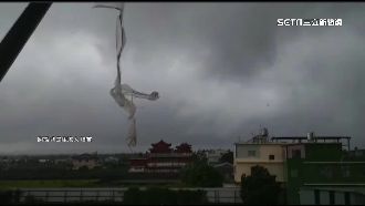 巨大網紗飄空中　居民驚：九天玄女嗎