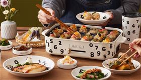 台灣限定款SOU・SOU經典電烤盤全配五件組。（圖／品牌提供）