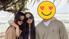 孫芸芸和女兒、兒子合照。（圖／翻攝自孫芸芸IG）