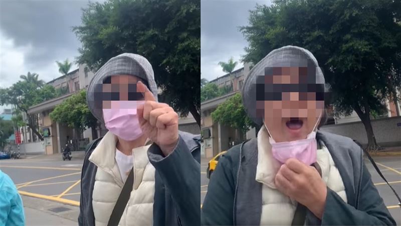 確診婦插隊被糾正　脫口罩狂咳畫面曝