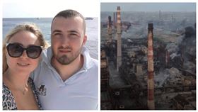 ▲住在烏克蘭馬立波的夫妻檔阿洛奇卡和維塔立克，都是亞速營的成員，一前一後死在俄軍轟炸，留下一幼子成了孤兒。（圖／翻攝馬立波市議會官網，A30B亞速營推特）