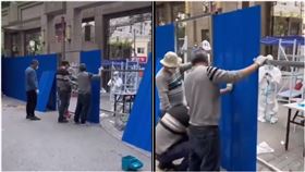 上海雖說復商復市，實際卻加封鐵板。（圖／翻攝自iPaul推特）