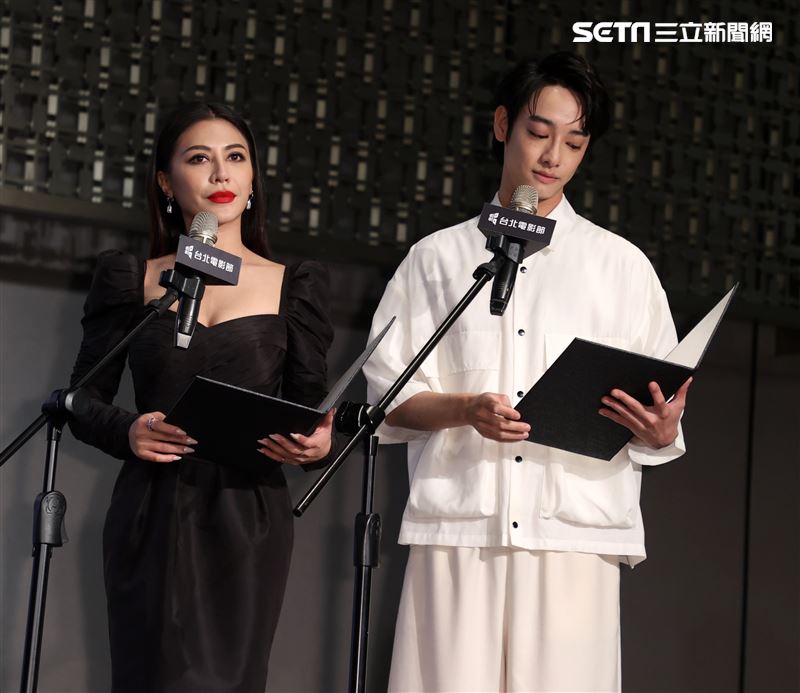 艾怡良、劉修甫揭曉台北電影節入圍名單。（記者邱榮吉/攝影）