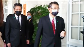 監察院副院長被提名人李鴻鈞今（16）日下午前往立法院拜會院長游錫堃。（圖／記者盧素梅攝影)