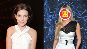 《怪奇物語》Eleven米莉芭比布朗（Millie Bobby Brown）。（圖／美聯社／達志影像、netflix提供）