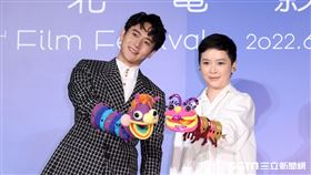 劉冠廷、導演阮鳳儀出席2022台北電影節形象廣告發布記者會。（記者邱榮吉/攝影）