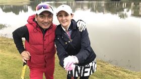 藝人民雄（左）和老婆芳芳（右）都將參賽。（圖／國寶集團提供）