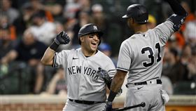 ▲崔維尼歐（Jose Trevino）敲出轉戰洋基首轟。（圖／美聯社／達志影像）
