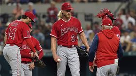 ▲「雷神」辛德加（Noah Syndergaard）0.2局爆，本季最慘先發。（圖／美聯社／達志影像）