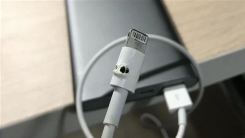 他用蘋果充電線竟冒煙！網打臉：被騙