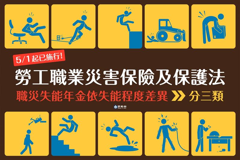 勞動部推災保法！失能年金請領資格曝
